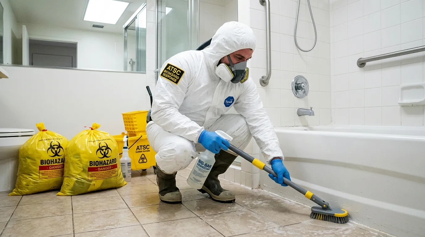 Decontamination equipment deployed for Blood Cleanup in San Dimas